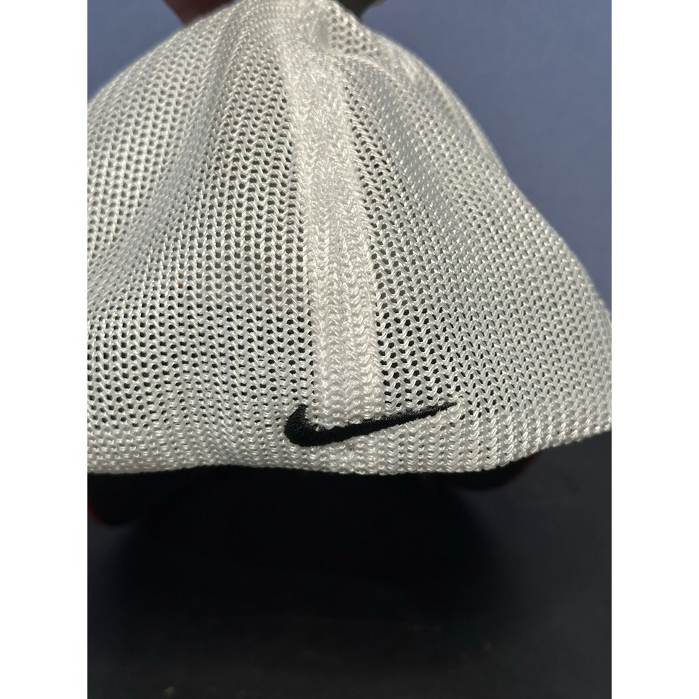 Tiger Woods Golf Hat Cap TW 'VR' '20XI' Mesh Red 510607-694 2013 NIKE M/L Rare - Picture 5 of 12